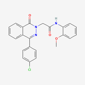 2-[4-(4-chlorophenyl)-1-oxo-2(1H)-phthalazinyl]-N-(2-methoxyphenyl)acetamide