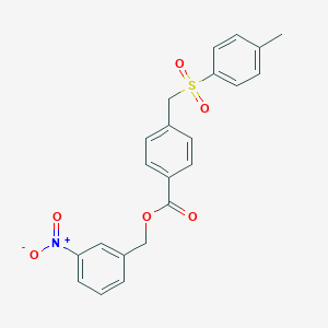 3-nitrobenzyl 4-{[(4-methylphenyl)sulfonyl]methyl}benzoate