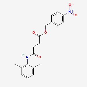 4-nitrobenzyl 4-[(2,6-dimethylphenyl)amino]-4-oxobutanoate