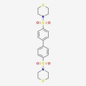 4,4'-(4,4'-biphenyldiyldisulfonyl)dithiomorpholine