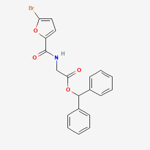 Benzhydryl 2-[(5-bromofuran-2-carbonyl)amino]acetate