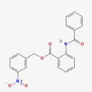 (3-Nitrophenyl)methyl 2-benzamidobenzoate