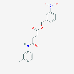 3-nitrobenzyl 4-[(3,4-dimethylphenyl)amino]-4-oxobutanoate