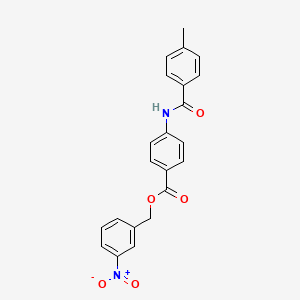 3-nitrobenzyl 4-[(4-methylbenzoyl)amino]benzoate