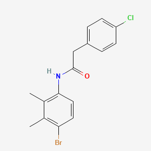 N-(4-bromo-2,3-dimethylphenyl)-2-(4-chlorophenyl)acetamide