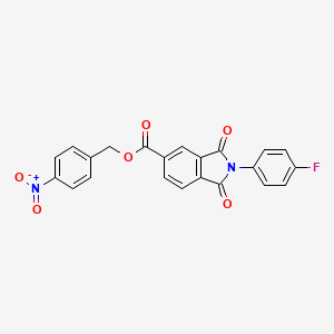 4-nitrobenzyl 2-(4-fluorophenyl)-1,3-dioxo-5-isoindolinecarboxylate