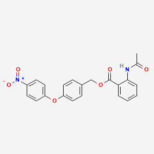 4-(4-nitrophenoxy)benzyl 2-(acetylamino)benzoate