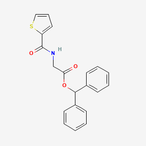 Benzhydryl 2-(thiophene-2-carbonylamino)acetate