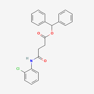 diphenylmethyl 4-[(2-chlorophenyl)amino]-4-oxobutanoate