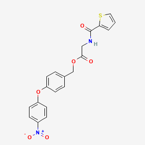 4-(4-nitrophenoxy)benzyl N-(2-thienylcarbonyl)glycinate