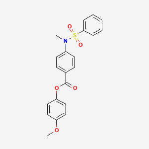 (4-Methoxyphenyl) 4-[benzenesulfonyl(methyl)amino]benzoate