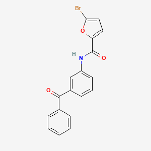 N-(3-benzoylphenyl)-5-bromo-2-furamide