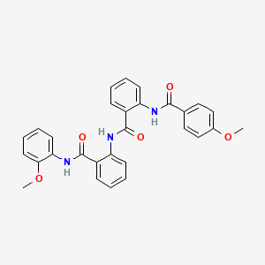 2-[(4-methoxybenzoyl)amino]-N-(2-{[(2-methoxyphenyl)amino]carbonyl}phenyl)benzamide