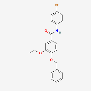 4-(benzyloxy)-N-(4-bromophenyl)-3-ethoxybenzamide