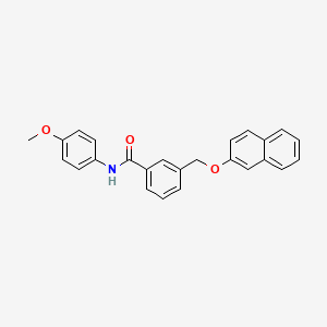 N-(4-methoxyphenyl)-3-[(2-naphthyloxy)methyl]benzamide