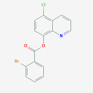 5-Chloro-8-quinolyl 2-bromobenzoate