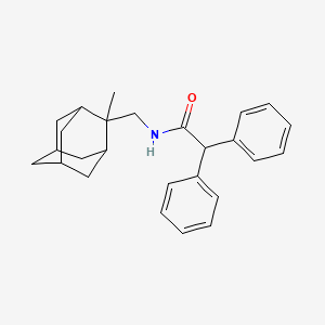 N-[(2-methyl-2-adamantyl)methyl]-2,2-diphenylacetamide