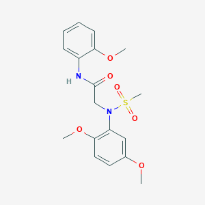 N~2~-(2,5-dimethoxyphenyl)-N~1~-(2-methoxyphenyl)-N~2~-(methylsulfonyl)glycinamide