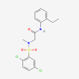 N~2~-[(2,5-dichlorophenyl)sulfonyl]-N~1~-(2-ethylphenyl)-N~2~-methylglycinamide