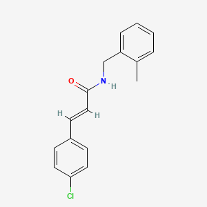 3-(4-chlorophenyl)-N-(2-methylbenzyl)acrylamide