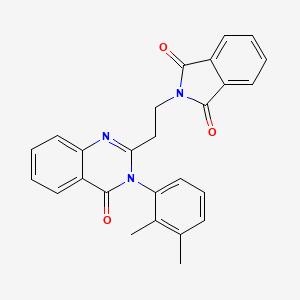 2-{2-[3-(2,3-dimethylphenyl)-4-oxo-3,4-dihydro-2-quinazolinyl]ethyl}-1H-isoindole-1,3(2H)-dione