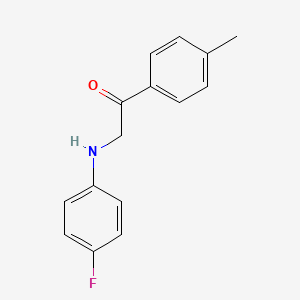 2-[(4-fluorophenyl)amino]-1-(4-methylphenyl)ethanone