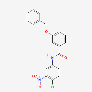 3-(benzyloxy)-N-(4-chloro-3-nitrophenyl)benzamide