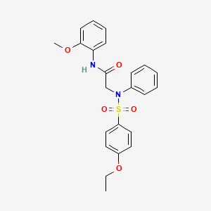 N~2~-[(4-ethoxyphenyl)sulfonyl]-N~1~-(2-methoxyphenyl)-N~2~-phenylglycinamide