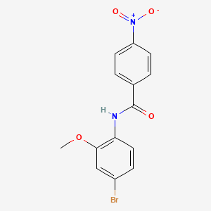 N-(4-bromo-2-methoxyphenyl)-4-nitrobenzamide