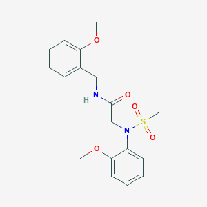 N~1~-(2-methoxybenzyl)-N~2~-(2-methoxyphenyl)-N~2~-(methylsulfonyl)glycinamide