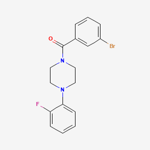 1-(3-bromobenzoyl)-4-(2-fluorophenyl)piperazine