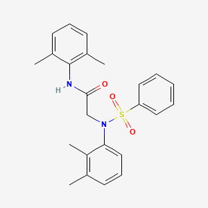 N-(2,6-DIMETHYLPHENYL)-2-[N-(2,3-DIMETHYLPHENYL)BENZENESULFONAMIDO]ACETAMIDE