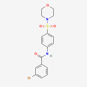 3-Bromo-N-[4-(morpholine-4-sulfonyl)phenyl]benzamide