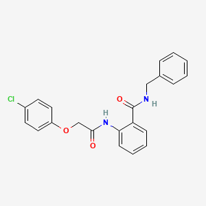 N-benzyl-2-[[2-(4-chlorophenoxy)acetyl]amino]benzamide