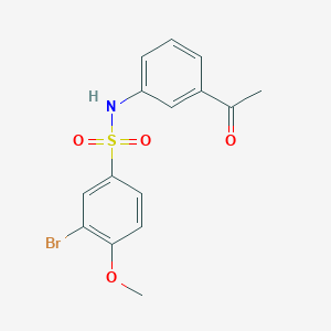 N-(3-acetylphenyl)-3-bromo-4-methoxybenzenesulfonamide