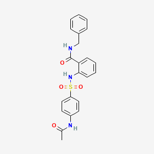 2-({[4-(acetylamino)phenyl]sulfonyl}amino)-N-benzylbenzamide