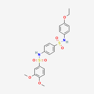 N-(4-{[(4-ethoxyphenyl)amino]sulfonyl}phenyl)-3,4-dimethoxybenzenesulfonamide