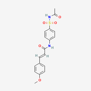 N-{4-[(acetylamino)sulfonyl]phenyl}-3-(4-methoxyphenyl)acrylamide