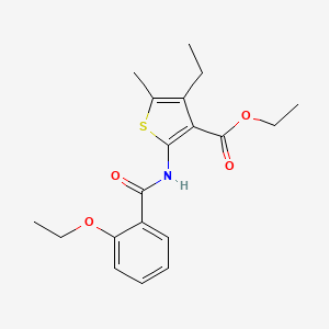 ethyl 2-[(2-ethoxybenzoyl)amino]-4-ethyl-5-methyl-3-thiophenecarboxylate