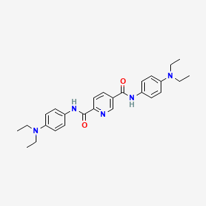 N,N'-bis[4-(diethylamino)phenyl]-2,5-pyridinedicarboxamide