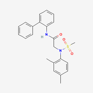 N~1~-2-biphenylyl-N~2~-(2,4-dimethylphenyl)-N~2~-(methylsulfonyl)glycinamide