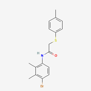 N-(4-bromo-2,3-dimethylphenyl)-2-[(4-methylphenyl)thio]acetamide