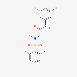 N-(3,5-dichlorophenyl)-N~2~-methyl-N~2~-[(2,4,6-trimethylphenyl)sulfonyl]glycinamide