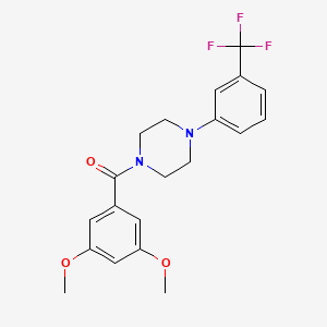 1-(3,5-dimethoxybenzoyl)-4-[3-(trifluoromethyl)phenyl]piperazine