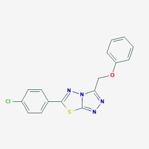 6-(4-Chlorophenyl)-3-(phenoxymethyl)[1,2,4]triazolo[3,4-b][1,3,4]thiadiazole