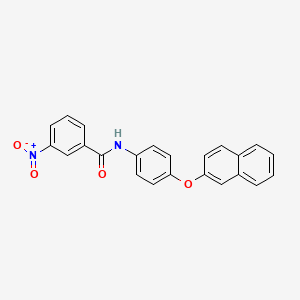 N-[4-(naphthalen-2-yloxy)phenyl]-3-nitrobenzamide