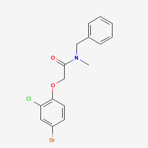 N-benzyl-2-(4-bromo-2-chlorophenoxy)-N-methylacetamide