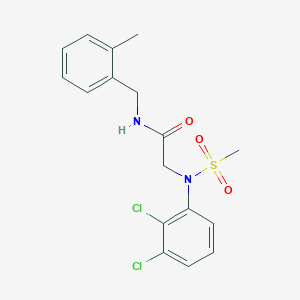 N~2~-(2,3-dichlorophenyl)-N~1~-(2-methylbenzyl)-N~2~-(methylsulfonyl)glycinamide