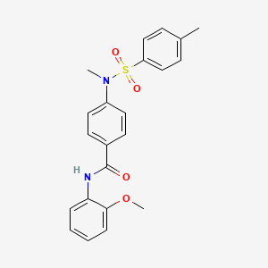 N-(2-methoxyphenyl)-4-{methyl[(4-methylphenyl)sulfonyl]amino}benzamide