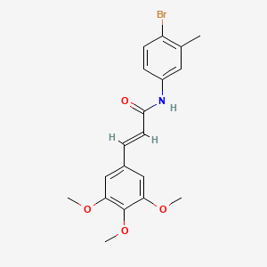 (E)-N-(4-BROMO-3-METHYLPHENYL)-3-(3,4,5-TRIMETHOXYPHENYL)-2-PROPENAMIDE